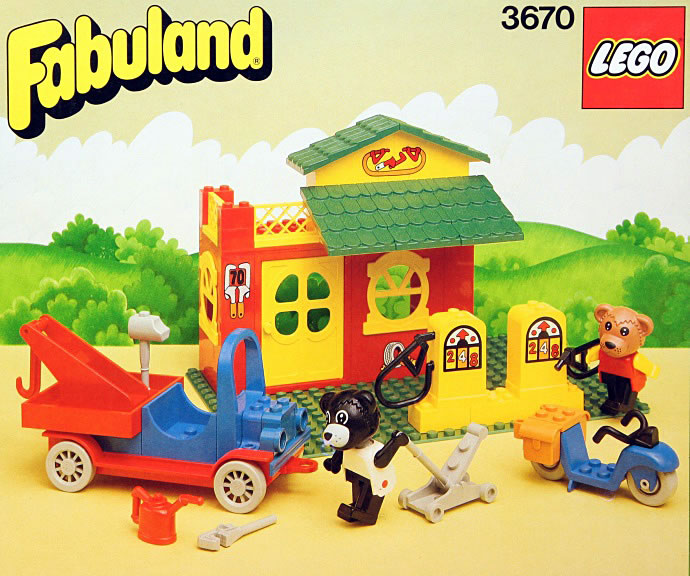 Конструктор LEGO (ЛЕГО) Fabuland 3670 Service Station