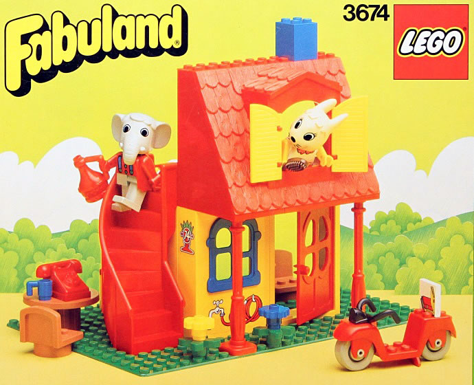 Конструктор LEGO (ЛЕГО) Fabuland 3674 Bonny Bunny's New House