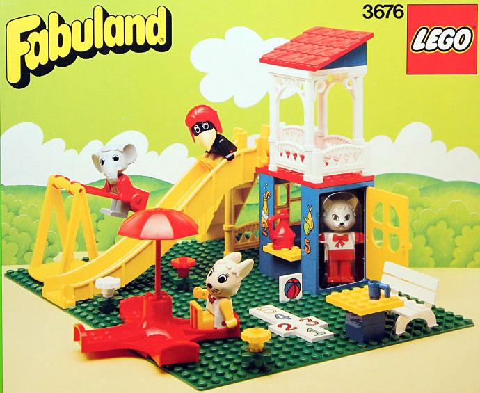 Конструктор LEGO (ЛЕГО) Fabuland 3676 Cathy Cat's Fun Park