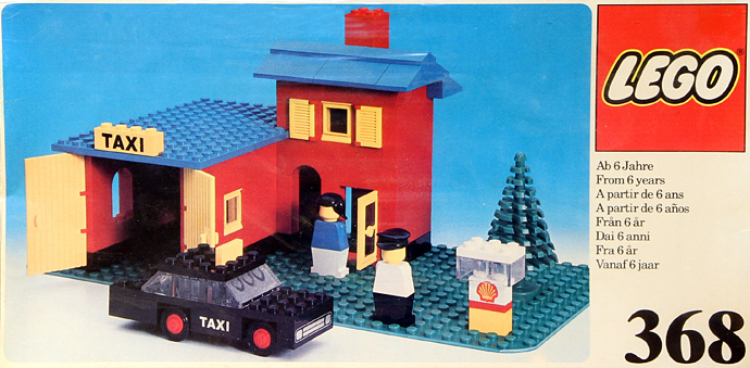 Конструктор LEGO (ЛЕГО) LEGOLAND 368 Taxi Garage