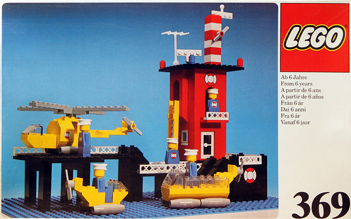 Конструктор LEGO (ЛЕГО) LEGOLAND 369 Coast Guard Station