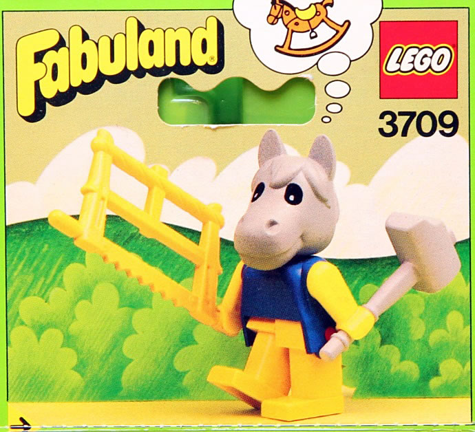 Конструктор LEGO (ЛЕГО) Fabuland 3709 Henry Horse the carpenter