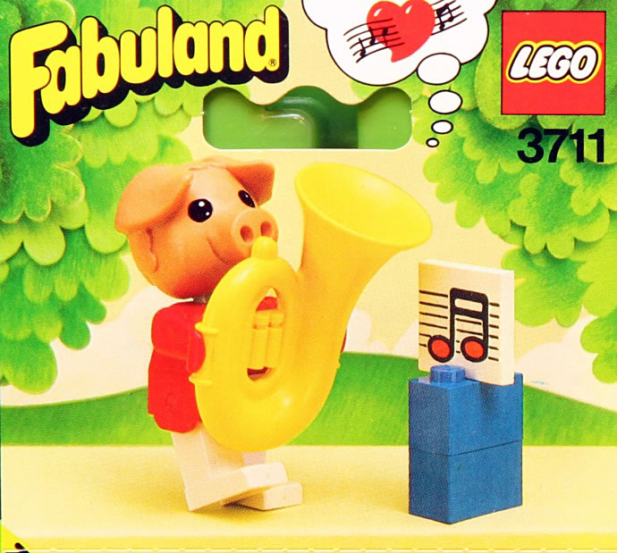 Конструктор LEGO (ЛЕГО) Fabuland 3711 Tubby and Tuba