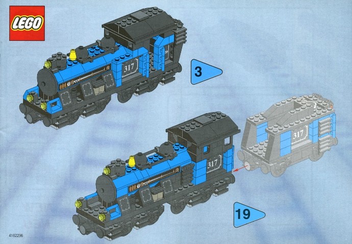 Конструктор LEGO (ЛЕГО) Trains 3741 Large Locomotive