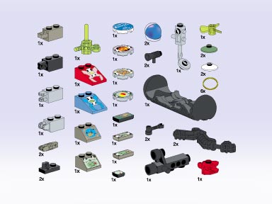 Конструктор LEGO (ЛЕГО) Bulk Bricks 3750 Life On Mars Accessories