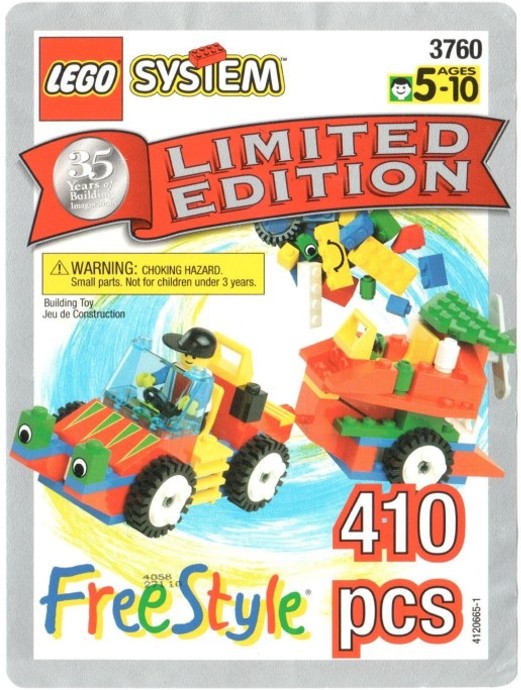 Конструктор LEGO (ЛЕГО) Freestyle 3760 Anniversary Bucket