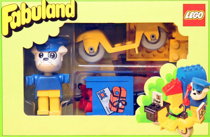 Конструктор LEGO (ЛЕГО) Fabuland 3793 Boris Bulldog and Mailbox