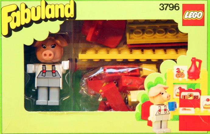 Конструктор LEGO (ЛЕГО) Fabuland 3796 Patricia Piglet at her Bakery