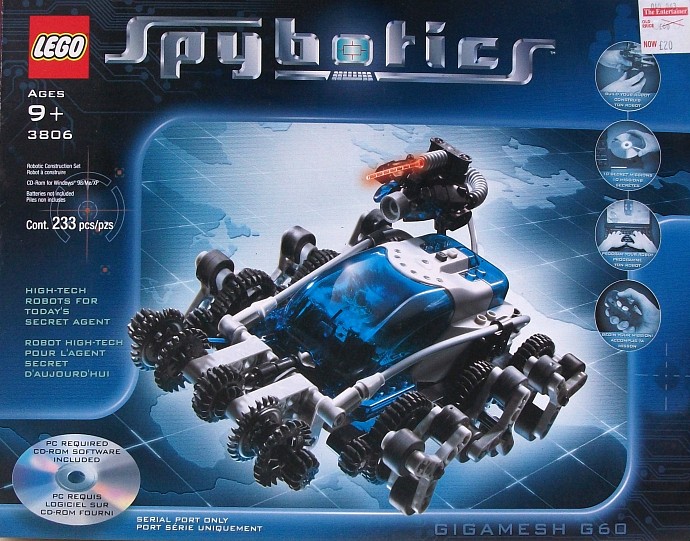 Конструктор LEGO (ЛЕГО) Spybotics 3806 Gigamesh G60