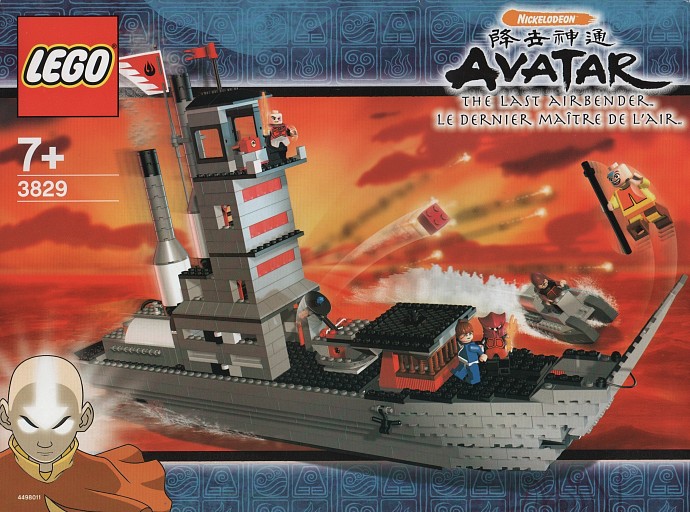 Конструктор LEGO (ЛЕГО) Avatar The Last Airbender 3829 Fire Nation Ship