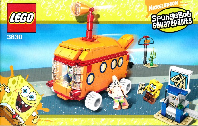 Конструктор LEGO (ЛЕГО) SpongeBob SquarePants 3830 The Bikini Bottom Express