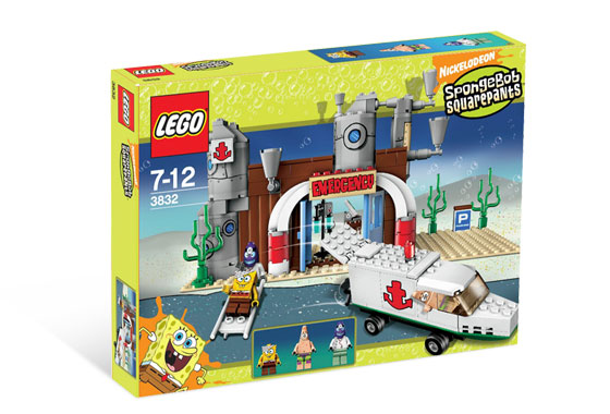Конструктор LEGO (ЛЕГО) SpongeBob SquarePants 3832 The Emergency Room