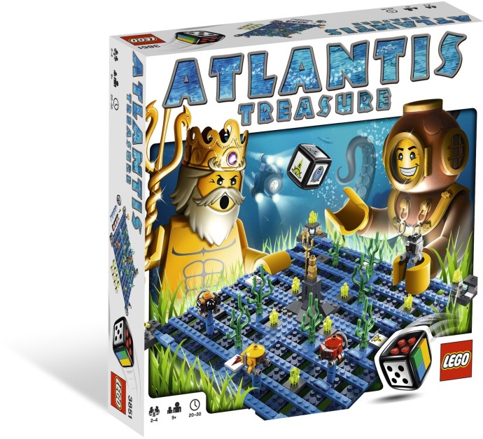Конструктор LEGO (ЛЕГО) Games 3851 Atlantis Treasure