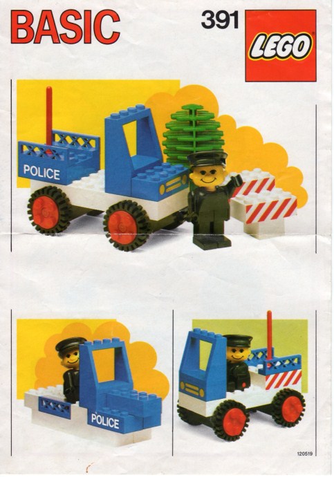 Конструктор LEGO (ЛЕГО) Basic 391 Police Car