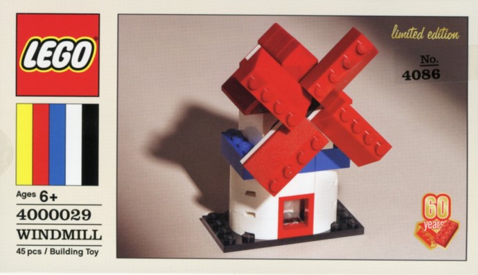 Конструктор LEGO (ЛЕГО) Classic 4000029 Windmill