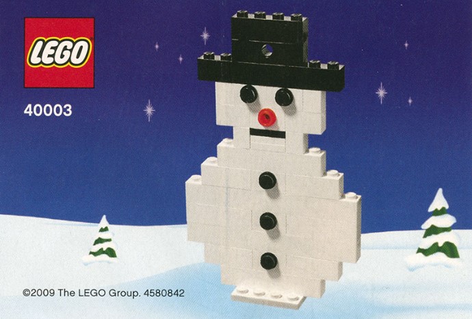 Конструктор LEGO (ЛЕГО) Seasonal 40003 Snowman