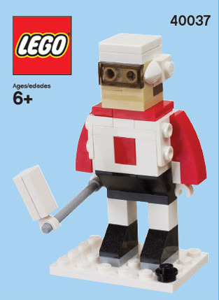 Конструктор LEGO (ЛЕГО) Promotional 40037 Hockey player