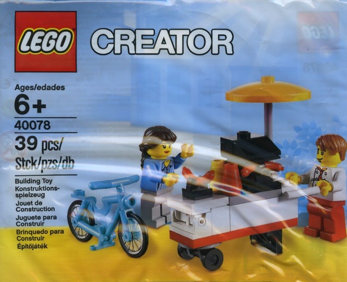 Конструктор LEGO (ЛЕГО) Creator 40078 Hot Dog Stand