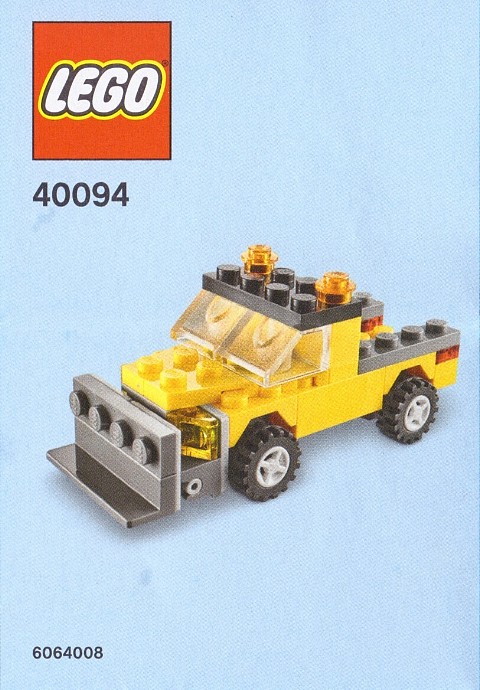 Конструктор LEGO (ЛЕГО) Promotional 40094 Snowplough