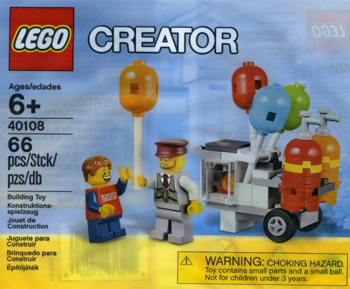 Конструктор LEGO (ЛЕГО) Creator 40108 Balloon Cart