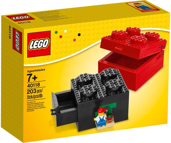 Конструктор LEGO (ЛЕГО) Miscellaneous 40118 Buildable Brick Box 2x2