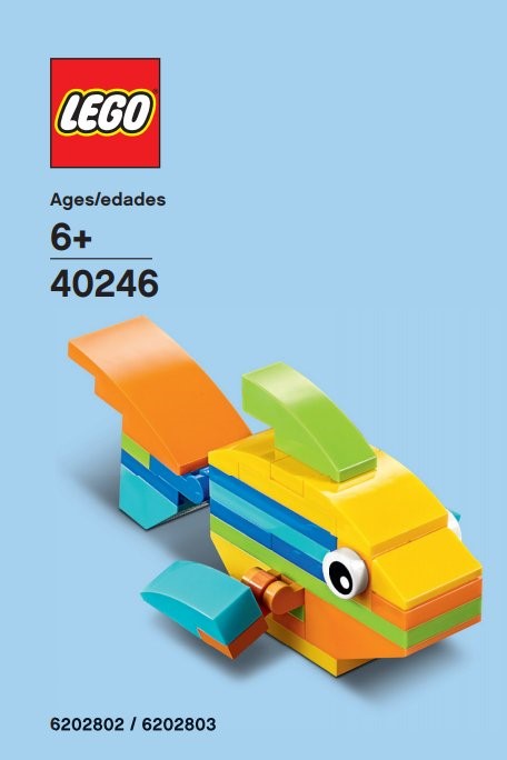 Конструктор LEGO (ЛЕГО) Promotional 40246 Rainbow Fish