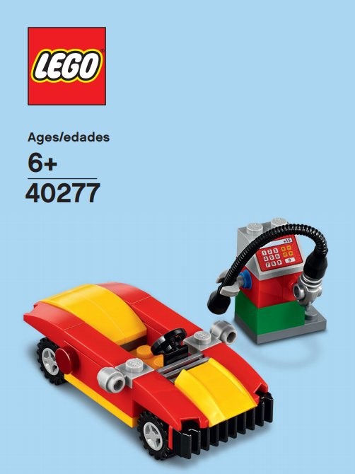 Конструктор LEGO (ЛЕГО) Promotional 40277 Car and petrol pump