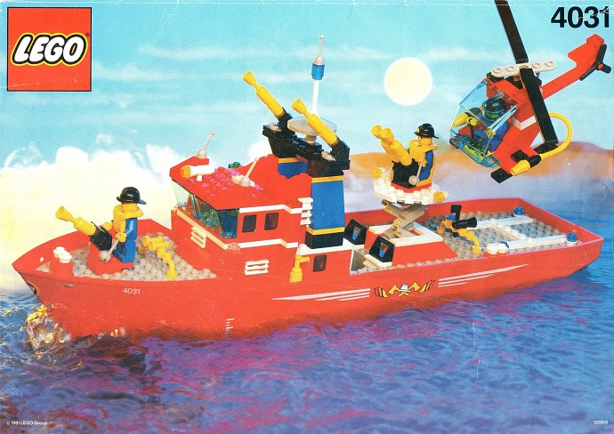 Lego firefighter boat discount