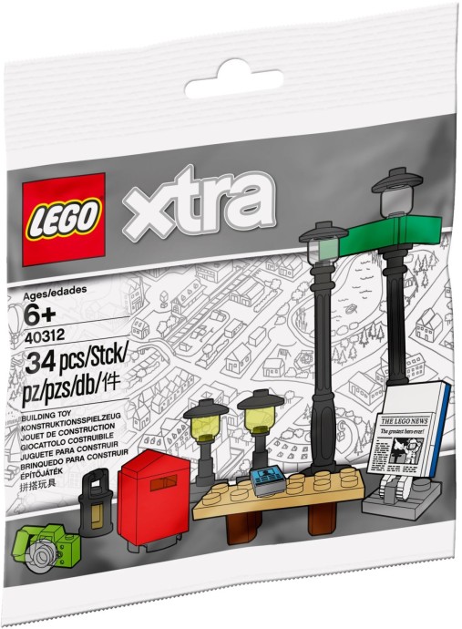 Конструктор LEGO (ЛЕГО) Xtra 40312 Streetlamps