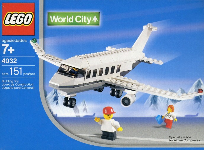 Конструктор LEGO (ЛЕГО) World City 4032 Holiday Jet (LEGO Air Version)