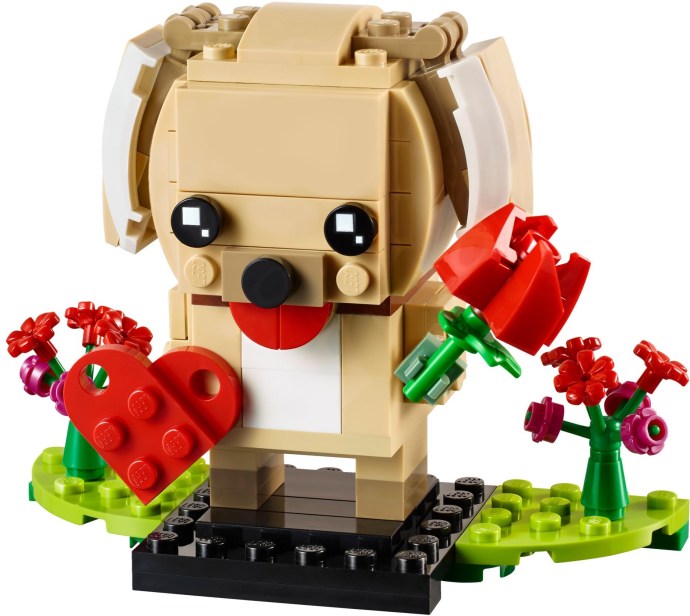 Конструктор LEGO (ЛЕГО) BrickHeadz 40349 Valentine's Puppy