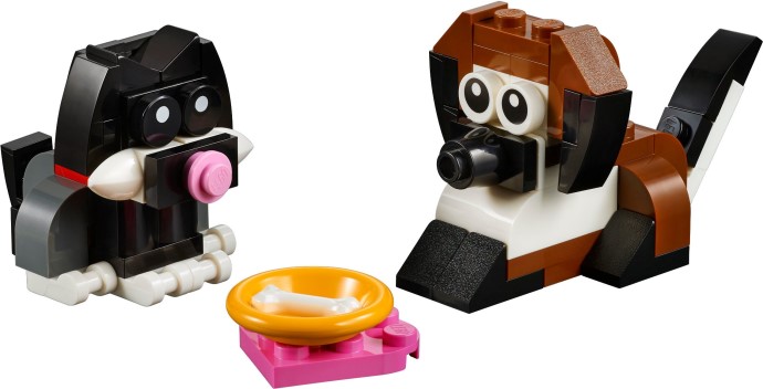 Конструктор LEGO (ЛЕГО) Promotional 40401 Dog and Cat Friendship Day
