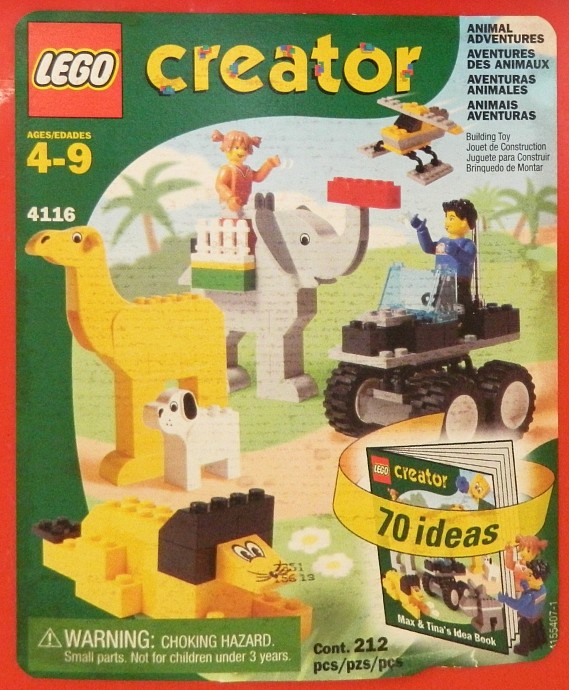 Конструктор LEGO (ЛЕГО) Creator 4116 Animal Adventures Bucket