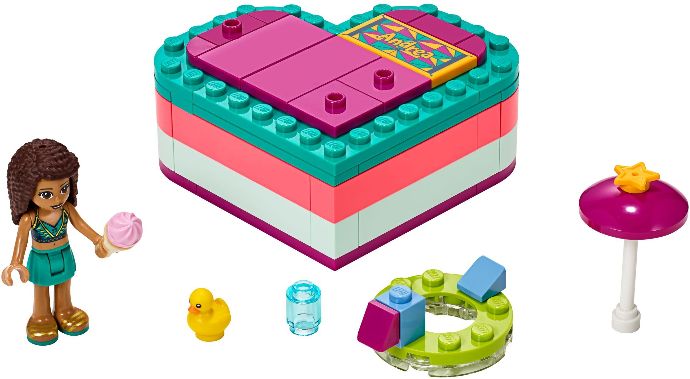 Конструктор LEGO (ЛЕГО) Friends 41384 Andrea's Summer Heart Box