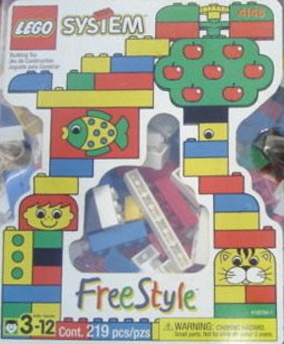 Конструктор LEGO (ЛЕГО) Freestyle 4148 Large Clearpack