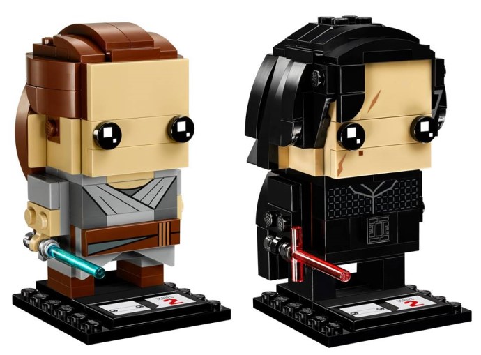 Конструктор LEGO (ЛЕГО) BrickHeadz 41489 Rey & Kylo Ren