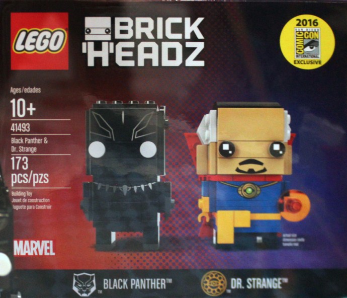 Конструктор LEGO (ЛЕГО) BrickHeadz 41493 Black Panther & Doctor Strange