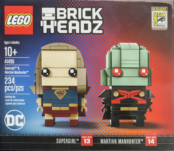 Конструктор LEGO (ЛЕГО) BrickHeadz 41496 Supergirl & Martian Manhunter