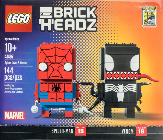 Конструктор LEGO (ЛЕГО) BrickHeadz 41497 Spider-Man & Venom