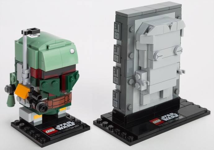 Конструктор LEGO (ЛЕГО) BrickHeadz 41498 Boba Fett and Han Solo in Carbonite