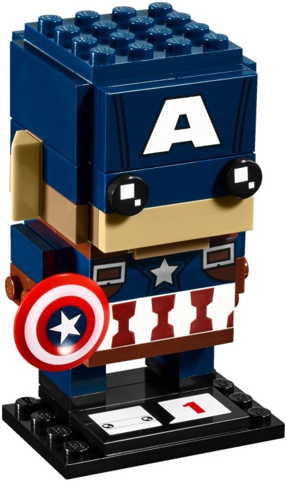 Конструктор LEGO (ЛЕГО) BrickHeadz 41589 Captain America