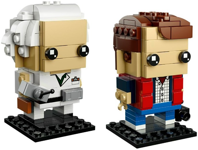 Конструктор LEGO (ЛЕГО) BrickHeadz 41611 Marty McFly & Doc Brown