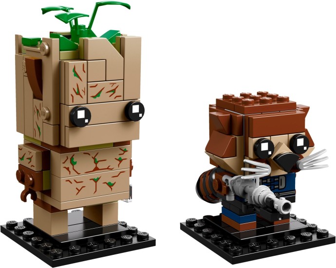 Конструктор LEGO (ЛЕГО) BrickHeadz 41626 Groot & Rocket