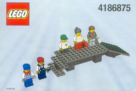 Конструктор LEGO (ЛЕГО) Trains 4186875 Platform and Mini-Figures