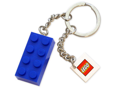 Конструктор LEGO (ЛЕГО) Gear 4202580 LEGO Blue Brick Key Chain