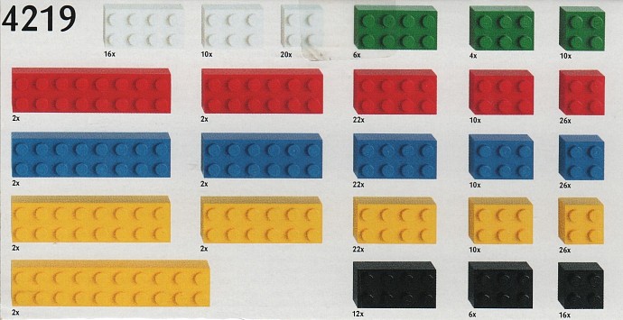 Конструктор LEGO (ЛЕГО) Basic 4219 Basic Building Set, 3+