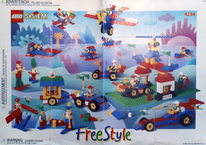Конструктор LEGO (ЛЕГО) Freestyle 4254 Play Table with Cars and Planes