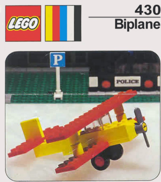 Конструктор LEGO (ЛЕГО) LEGOLAND 430 Biplane