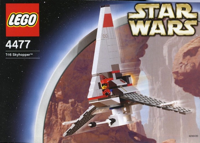 Конструктор LEGO (ЛЕГО) Star Wars 4477 T-16 Skyhopper 