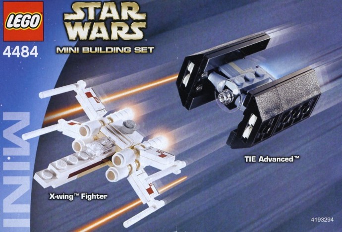 Конструктор LEGO (ЛЕГО) Star Wars 4484 X-Wing Fighter & TIE Advanced